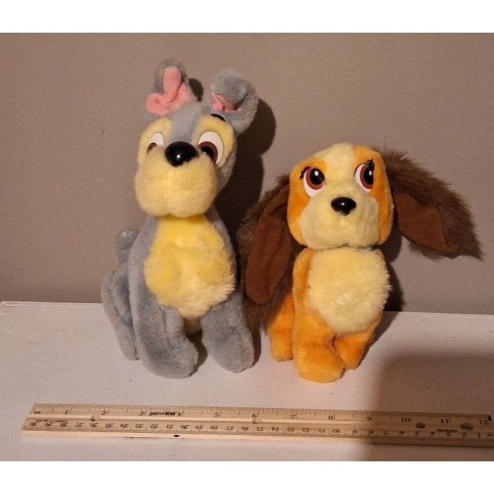 Disney Lady and The Tramp Plush stuffed animal lot